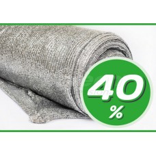 Сітка затінювальна 40% срібна