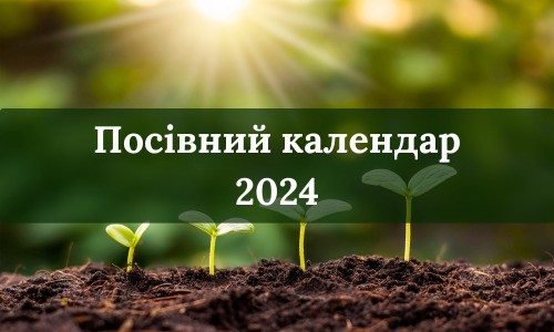 Посевной календарь 2024 года!