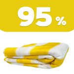 Сітка затіняюча біла-жовта 95%