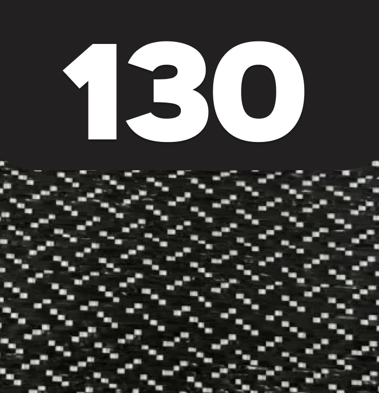 Agricultural fabric HardyTex 130g/m black and white