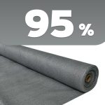 Сітка затіняюча 95% срібна