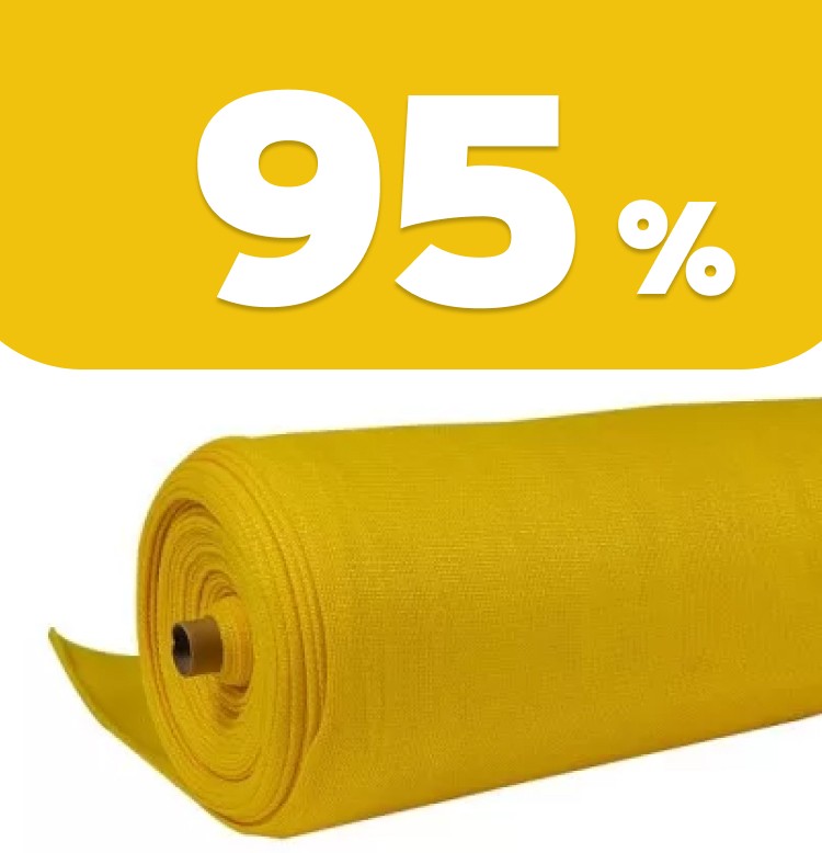 Сітка затіняюча жовта 95%